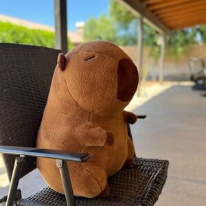 Brown Plush Capybara Toy